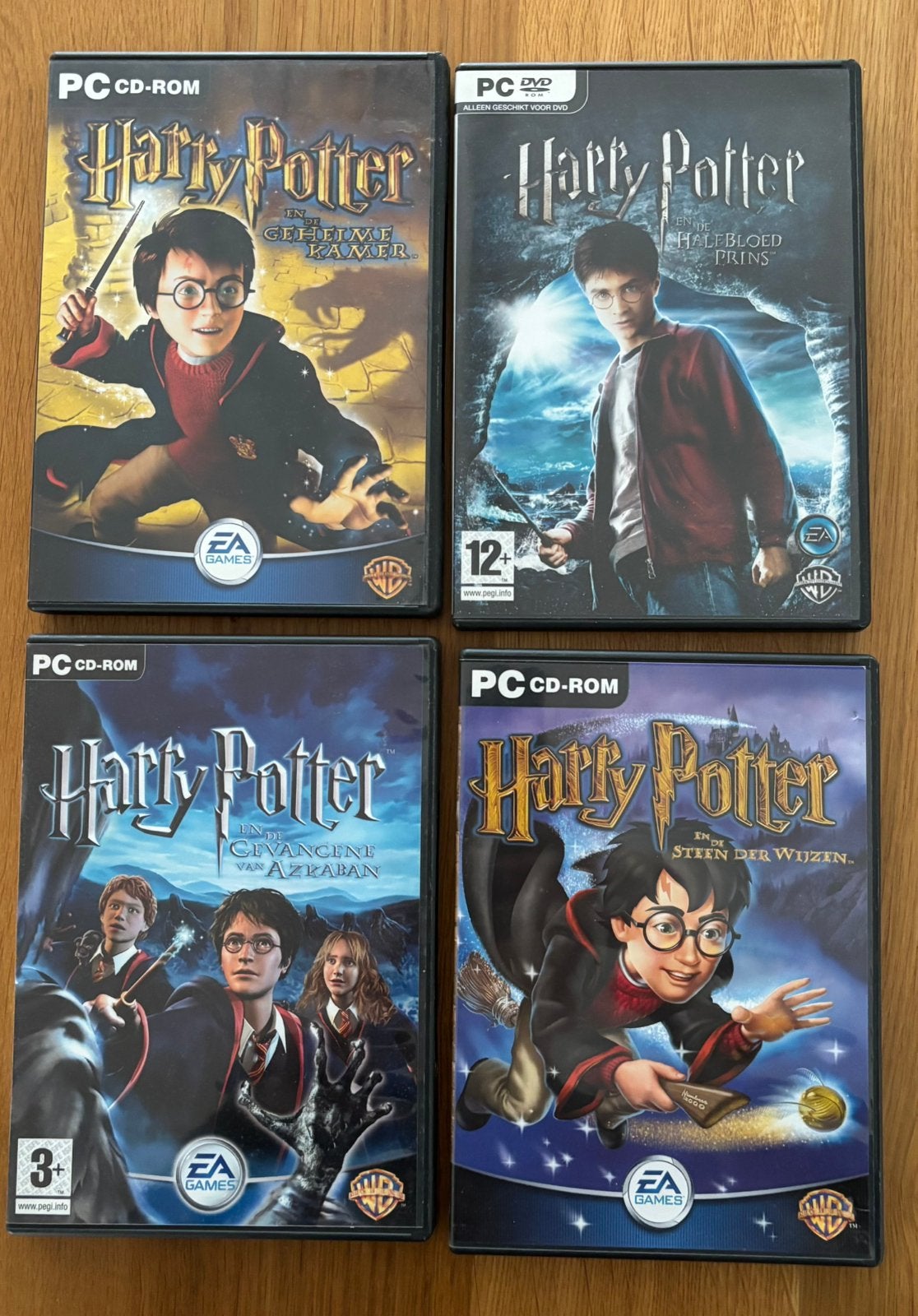 Harry Potter pc games 4 stuks, Spelcomputers en Games, Avontuur en Actie, 1 speler, Ophalen of Verzenden, Zo goed als nieuw