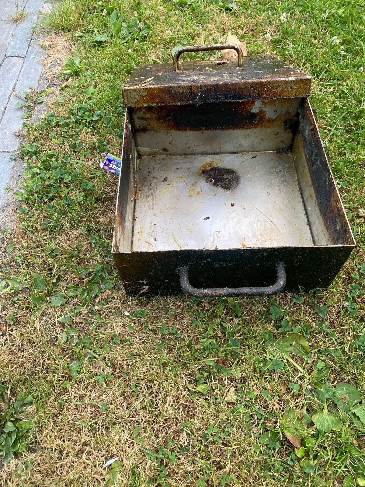 Rvs visbak pan, Ophalen, Gebruikt