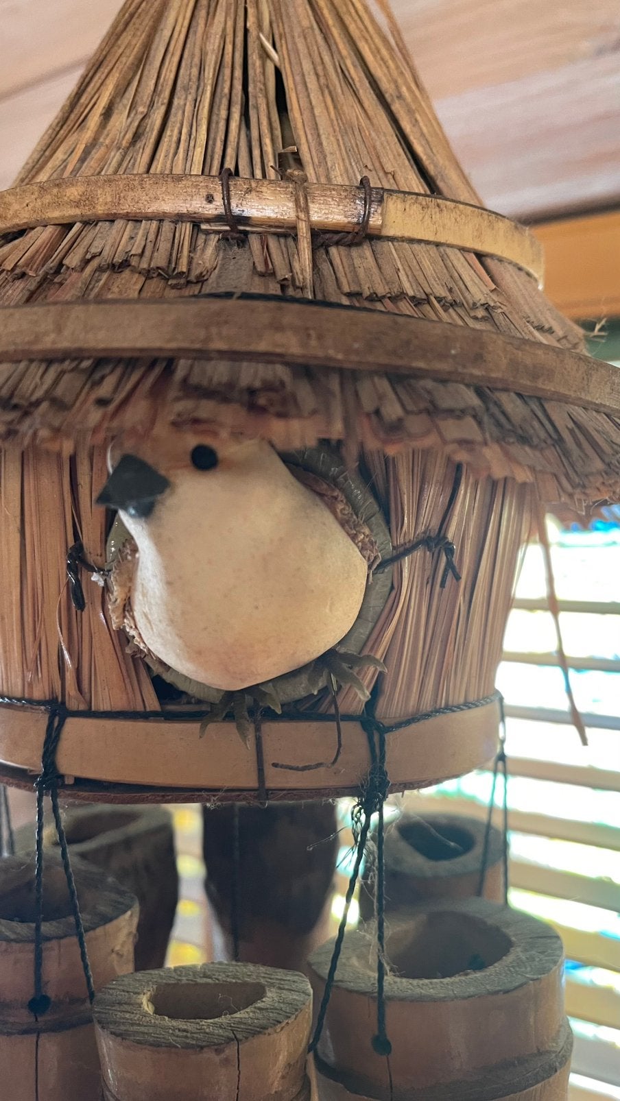 Grote windgong vogelhuisje, Ophalen, Zo goed als nieuw