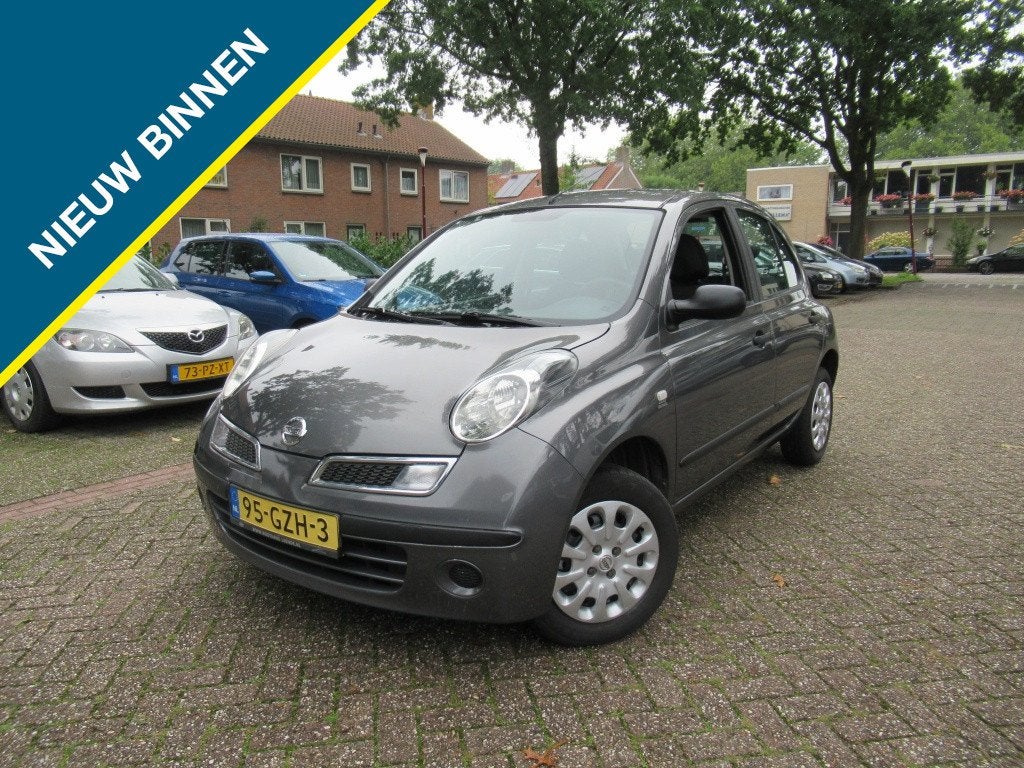 Nissan Micra 1.2 A/C NW GR Beurt+Koppelingset+APK ZUINIG!, Auto's, 65 pk, Gebruikt, 31 €/maand, 4 cilinders