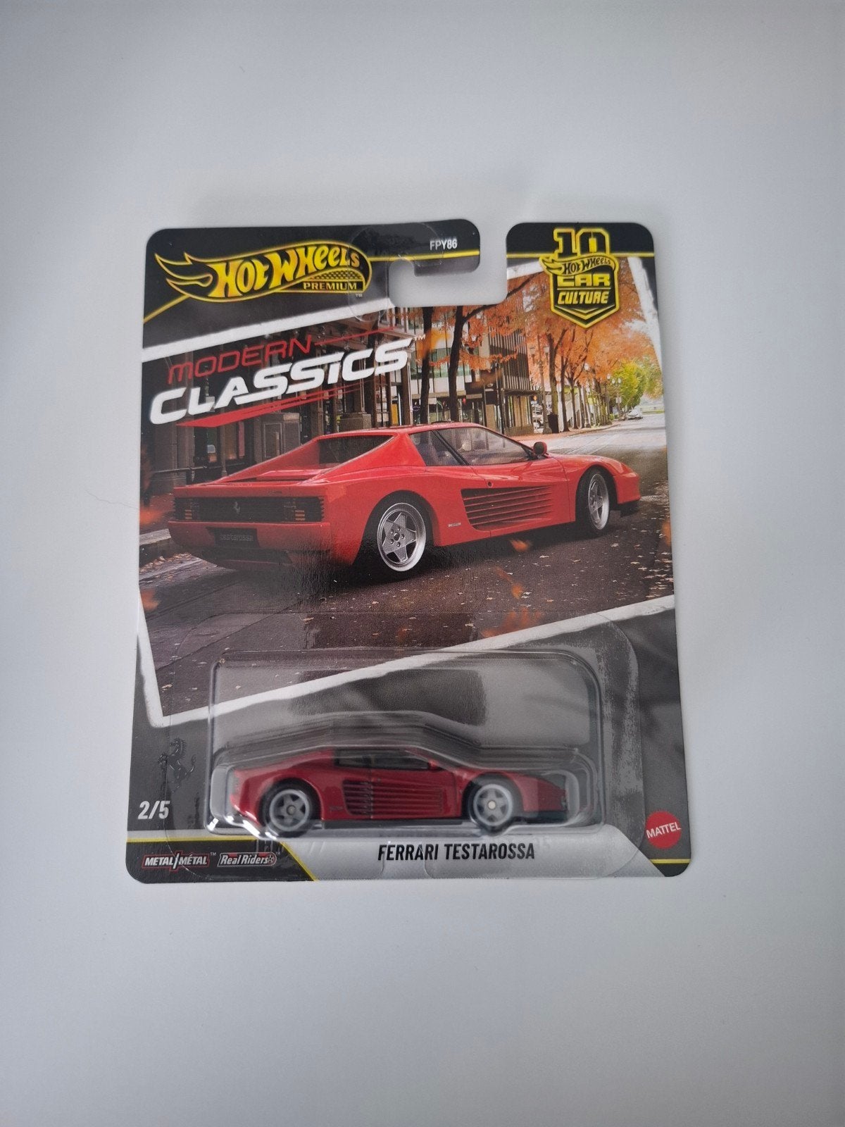 Hot Wheels Premium Modern Classics - Ferrari Testarossa, Ophalen of Verzenden, Nieuw, Auto