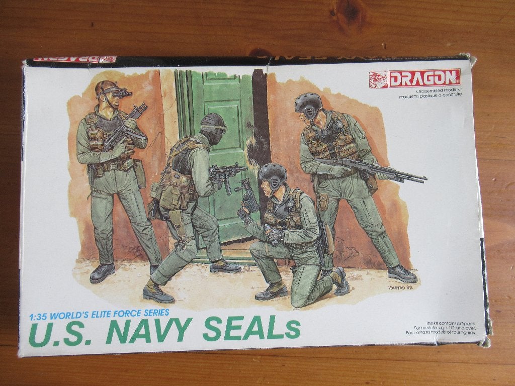 US Navy Seals (Dragon 1/35), Ophalen of Verzenden, Zo goed als nieuw, 1:35 tot 1:50, Figuur of Figuren