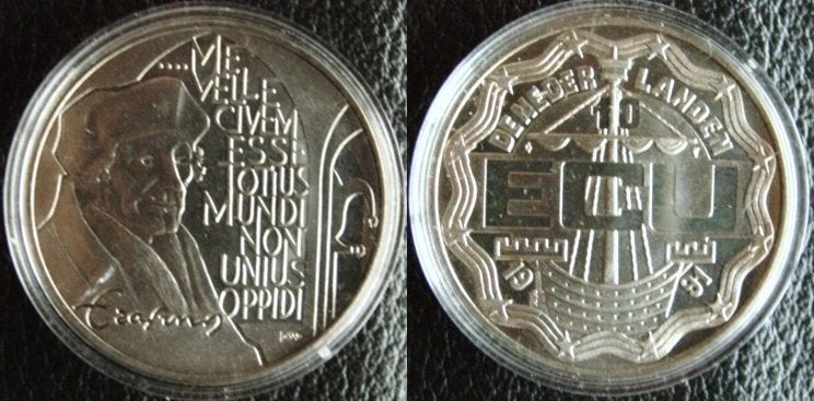 Erasmus 10 ecu 1991, Verzenden, Overige materialen, Nederland