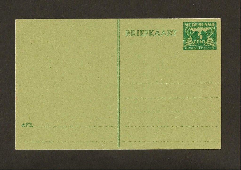 Nooduitgifte briefkaart Geuzendam 277c 5 cent. Lees Info., Ophalen of Verzenden, Briefkaart