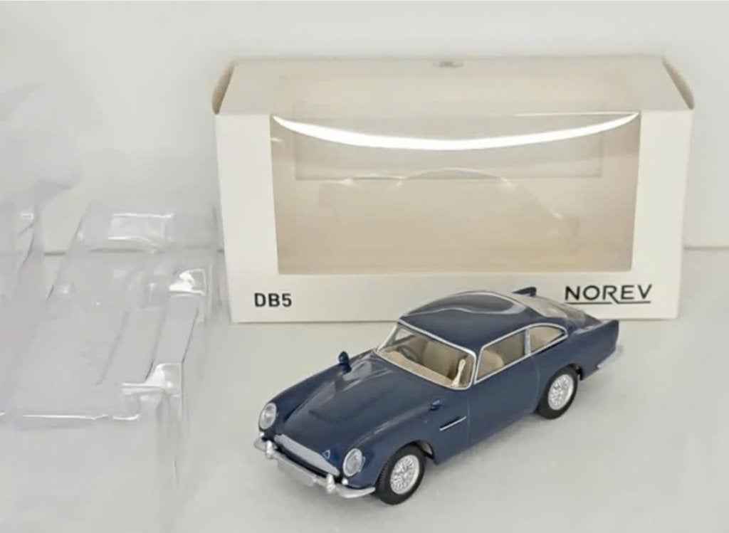 Aston Martin DB5 1963 Blauw Jetcar 1/43 NOREV ref. 270505, Ophalen of Verzenden, Nieuw, Auto, Norev