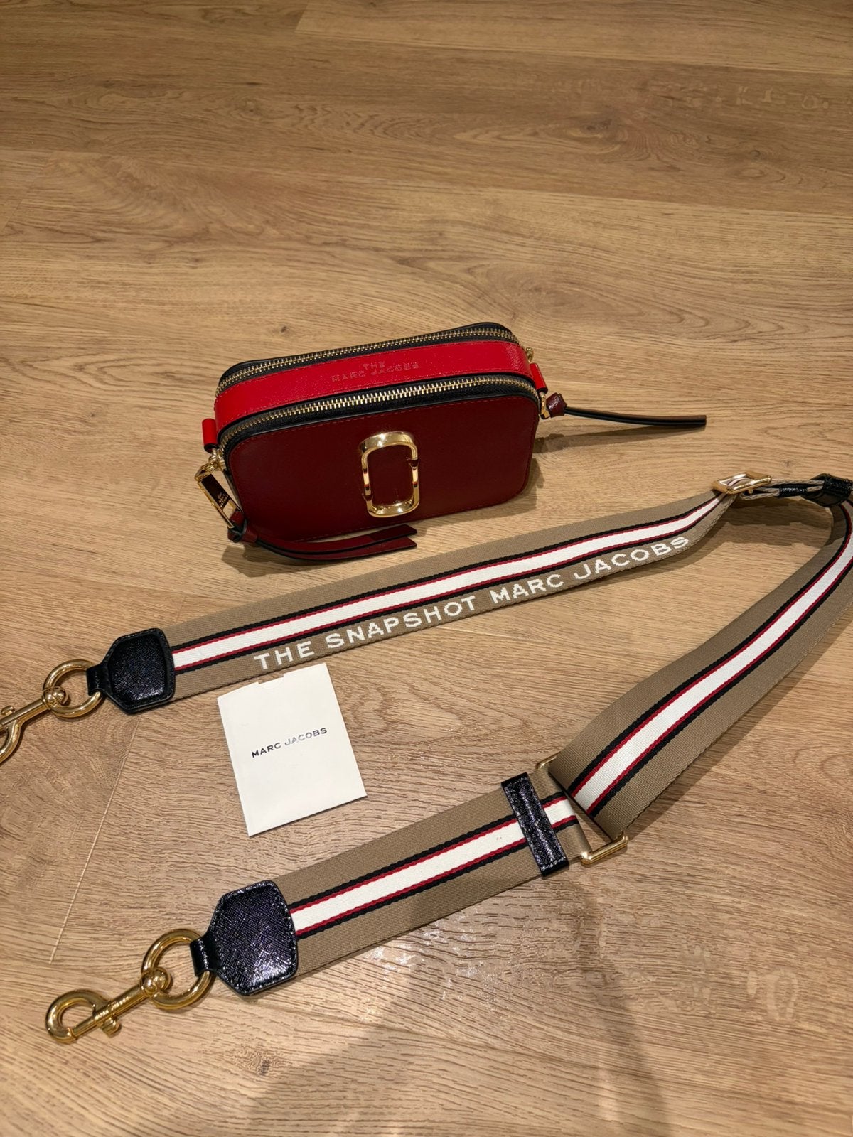 Marc Jacobs The Snapshot crossbody, Ophalen of Verzenden, Nieuw, Rood, Schoudertasje