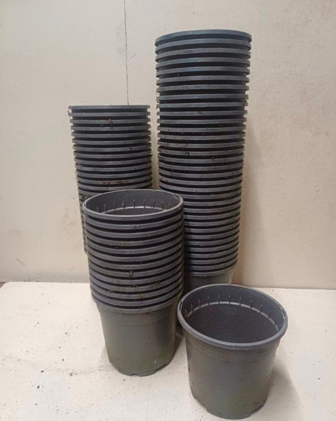 Kweekpotten plantenpotten bloempotten 17 cm, Tuin en Terras, Bloempotten, Kunststof, Gebruikt, Rond, Ophalen of Verzenden