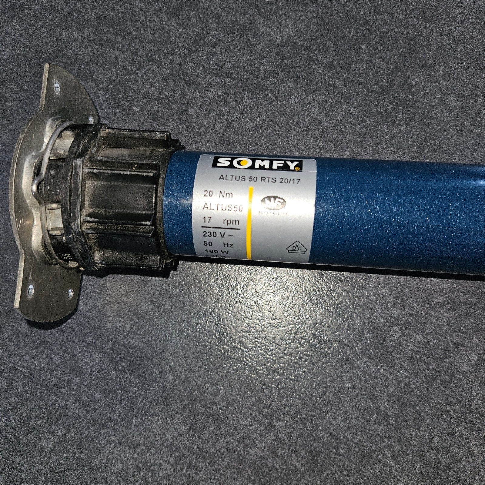 Somfy Altus 50 RTS 20/17 buismotor voor rolluik/zonwering, Gebruikt, Overige kleuren, Minder dan 100 cm, Ophalen of Verzenden