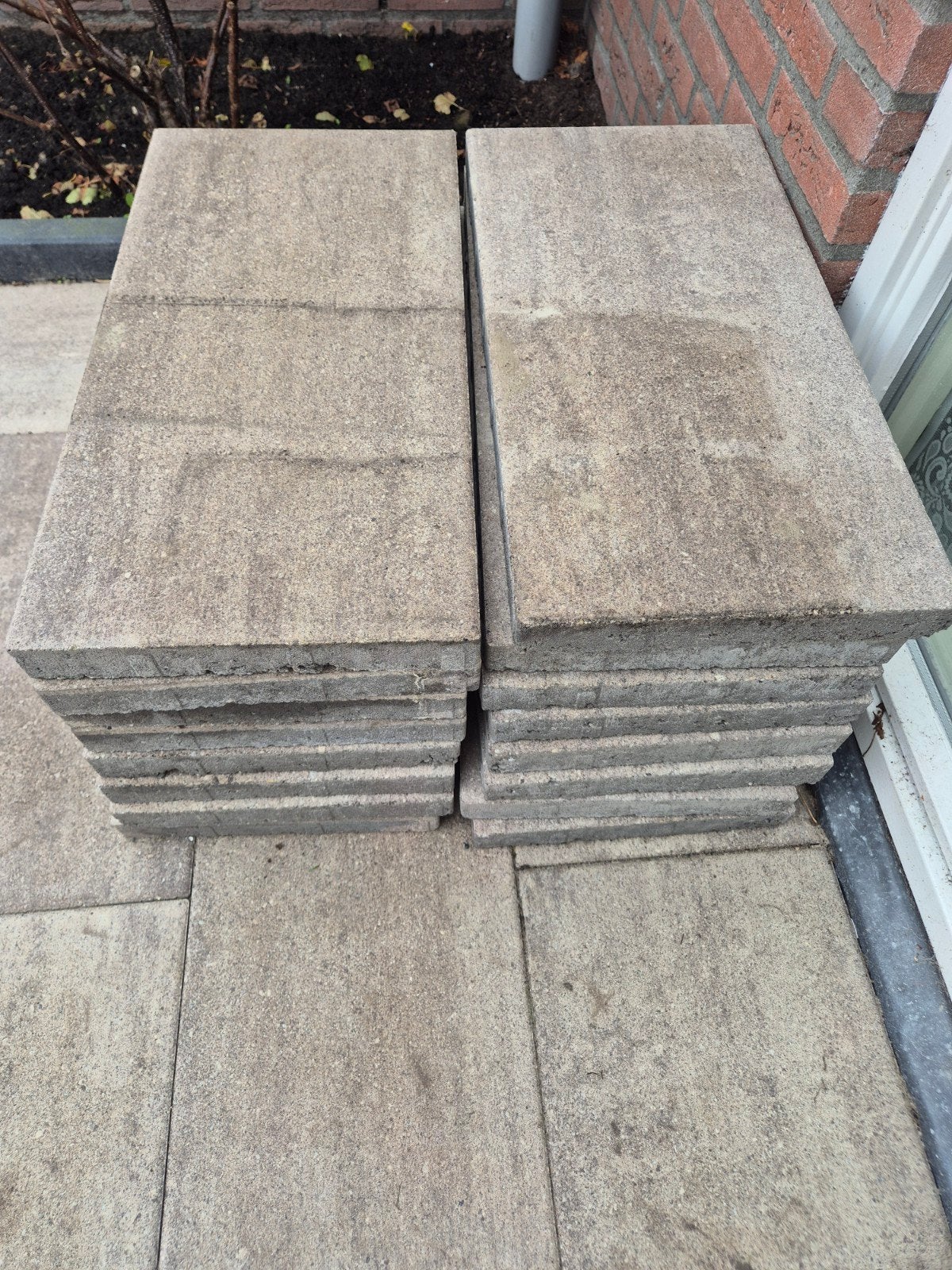 Excluton Soft Comfort Terrastegels 30x60x4cm Ivoor, Ophalen, Nieuw, Beton, Terrastegels