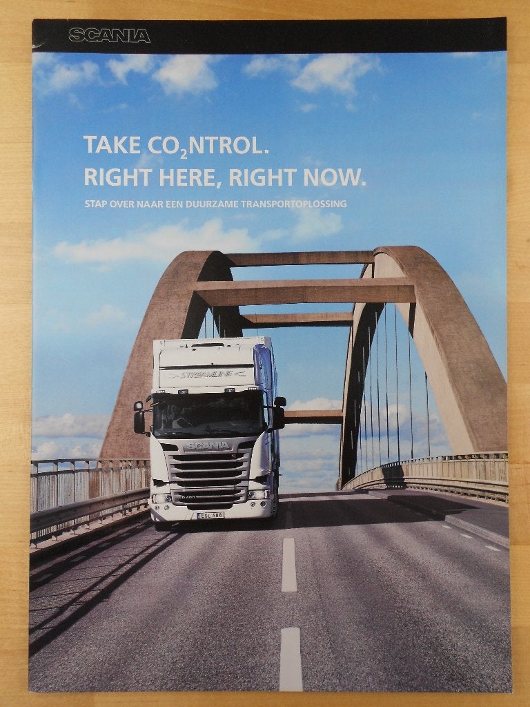 Scania Aardgas Biogas Biodiesel Bioethanol Brochure 2014, Boeken, Ophalen of Verzenden, Zo goed als nieuw, Overige merken, Scania