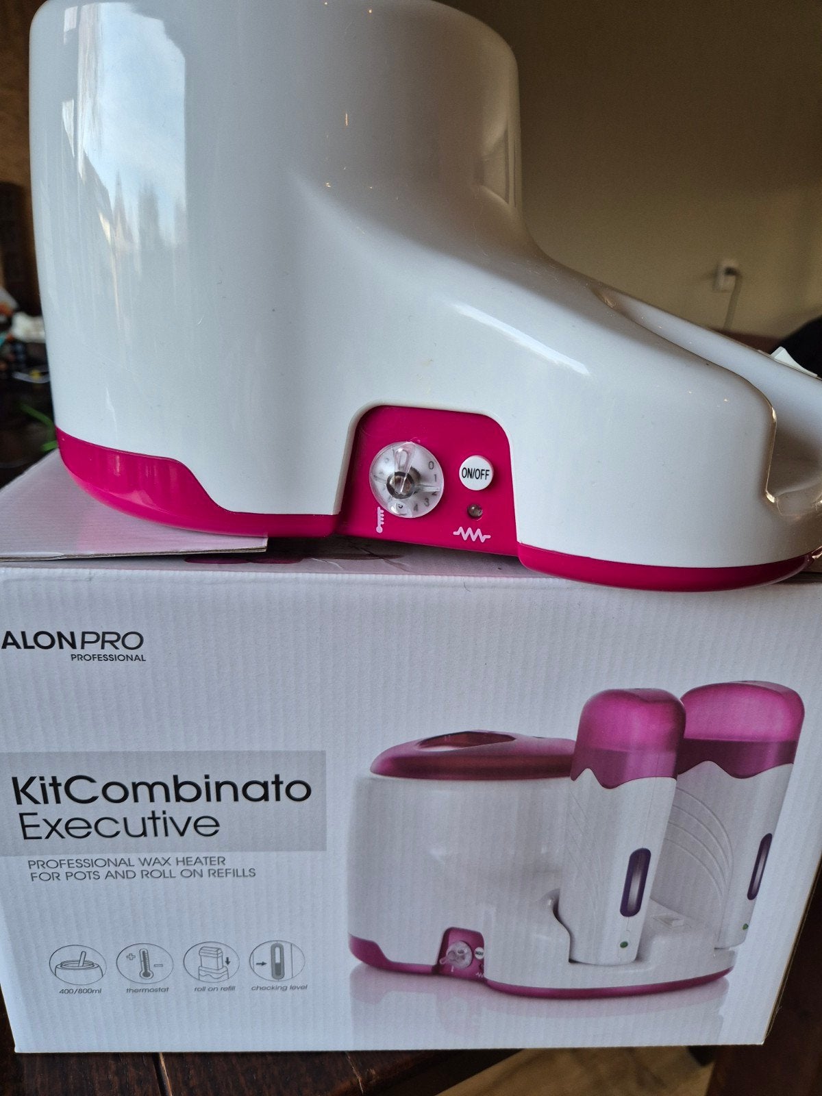 Duo wax warmer met extra pot, Sieraden, Tassen en Uiterlijk, Ophalen of Verzenden, Gel, Wax, Haarlak of Mousse