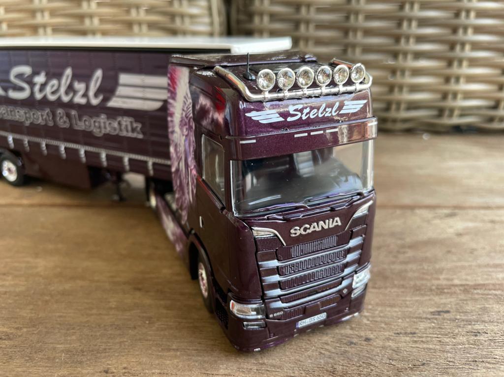 TEKNO SCANIA STELZL TRANSPORT, Ophalen of Verzenden, Nieuw, Bus of Vrachtwagen, Tekno