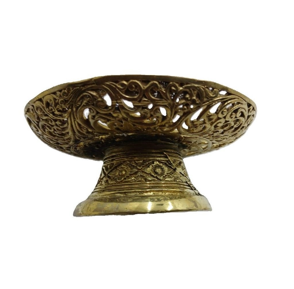 Messing Standaard Balinese Klokken Kleneng & Ghanta KLE22, Ritueel object, Verzenden, Goud, Handgemaakt