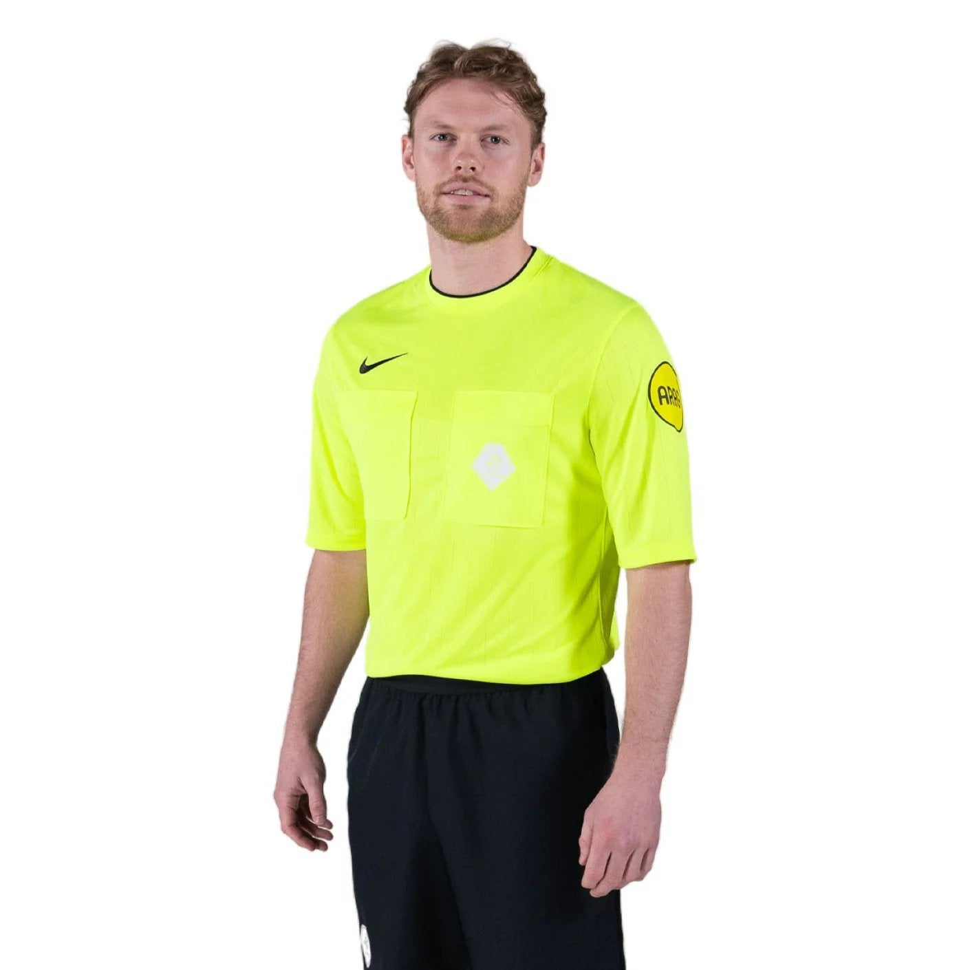 Nike Scheidsrechtersshirt Geel - KNVB XL Nieuw. Incl. Sokken, Sport en Fitness, Voetbal, Maat XL, Ophalen, Nieuw, Shirt
