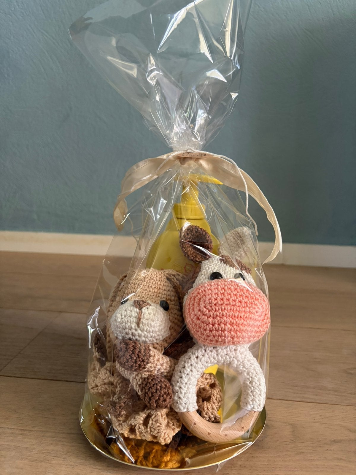 Handgemaakt kraampakket/kado, Kinderen en Baby's, Kraamcadeaus en Geboorteborden, Ophalen of Verzenden, Nieuw, Kraamcadeau