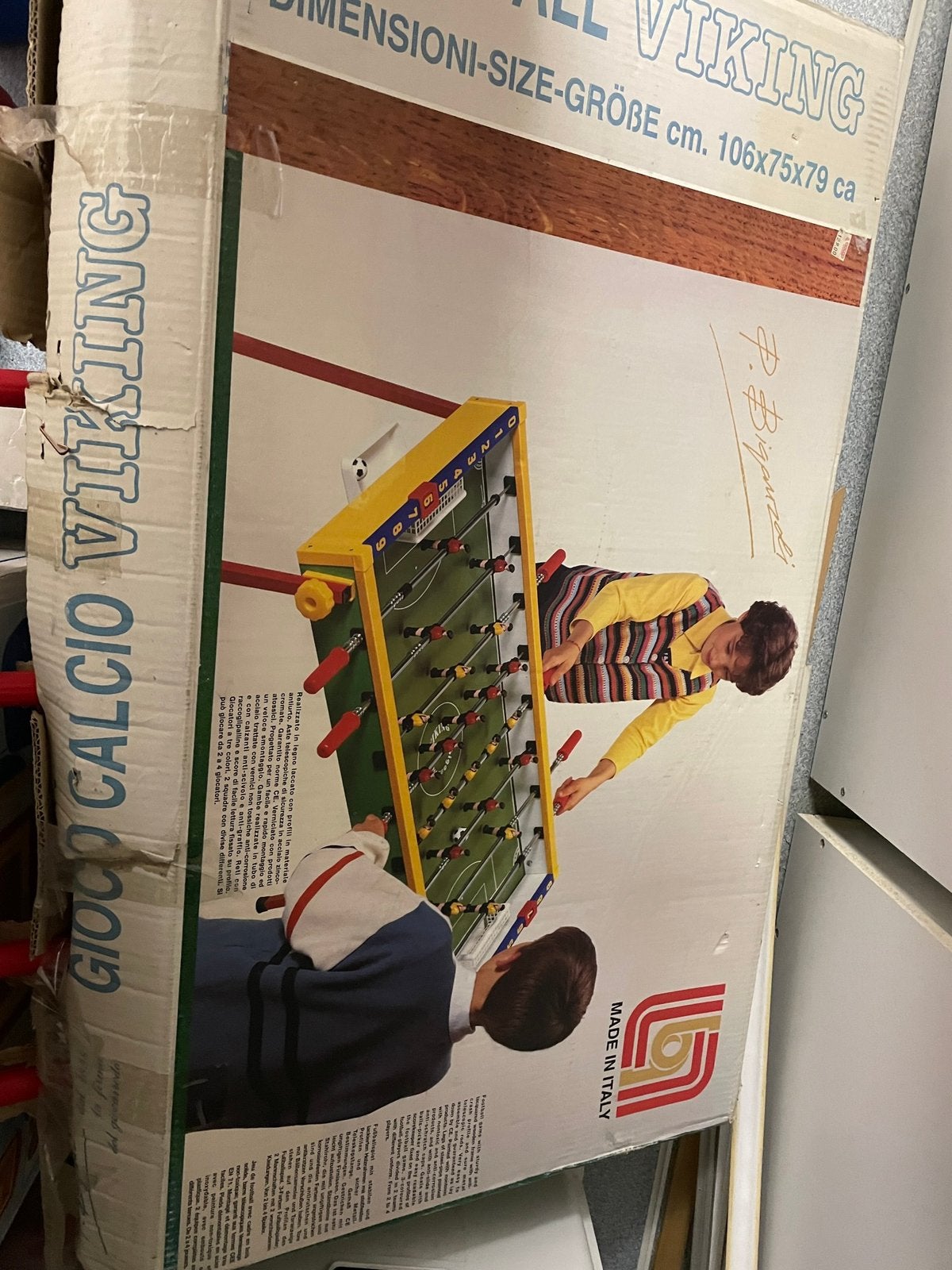 Vintage  voetbalspel  zie op foto’s, Ophalen, Zo goed als nieuw