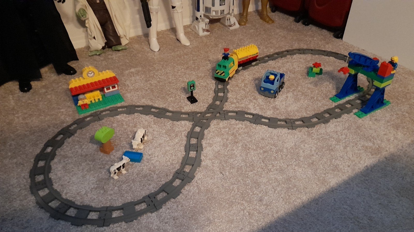 Lego Duplo Elektrische Trein Set, Kinderen en Baby's, Ophalen of Verzenden, Gebruikt, Duplo