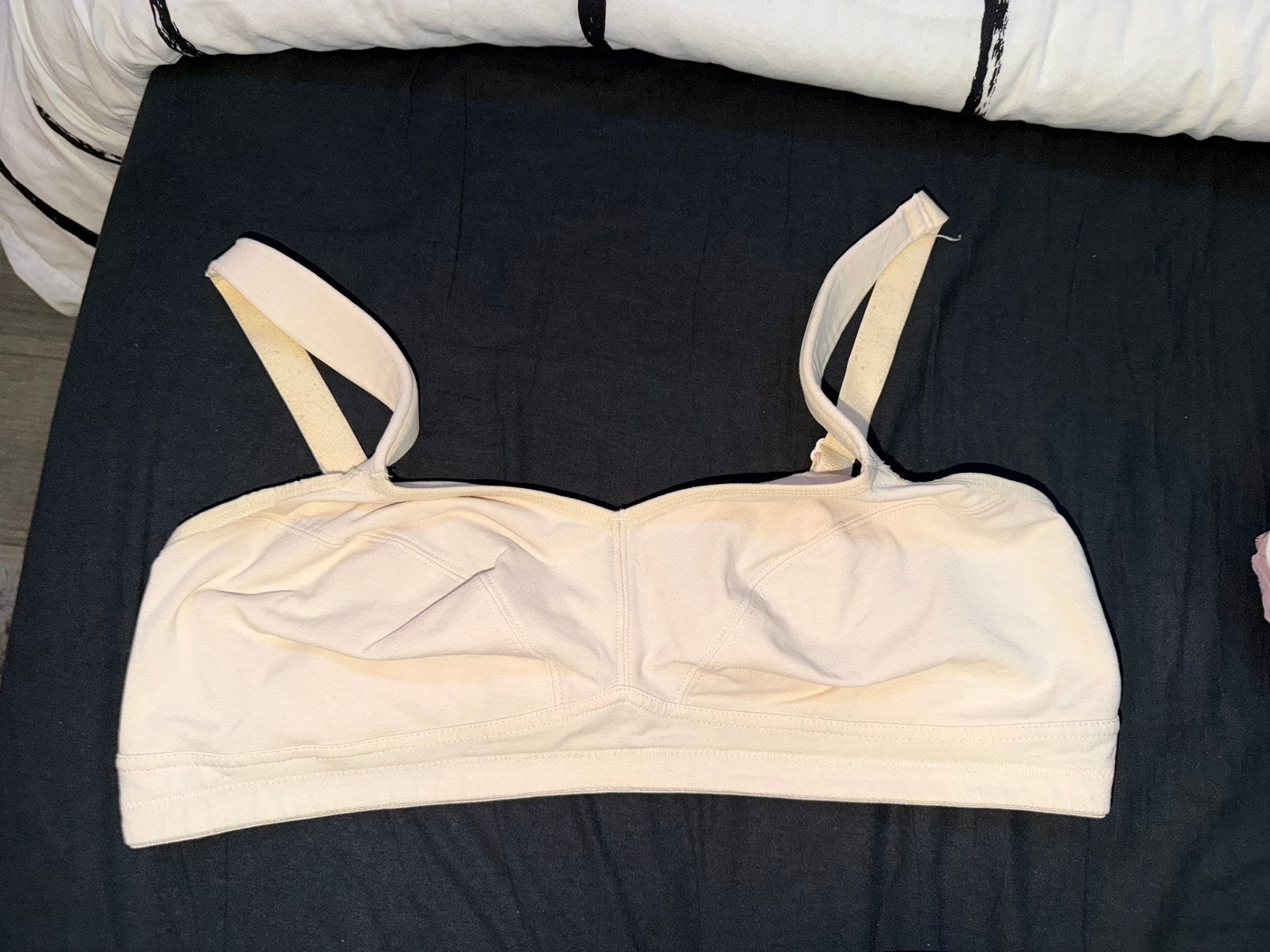 Bonprix beige bralette / bh zonder beugel – Maat 95B, Ophalen of Verzenden, Beige, BH