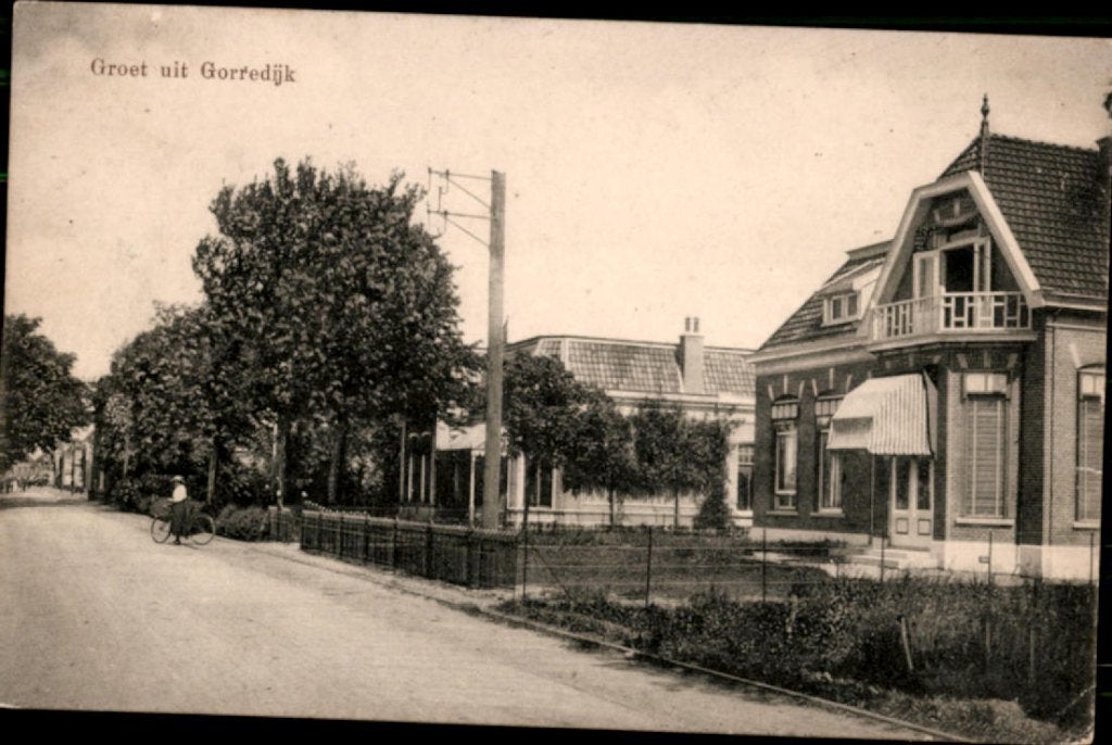 gorredijk, kvr9-4670 groetjes, Verzenden, 1920 tot 1940, Gelopen, Friesland
