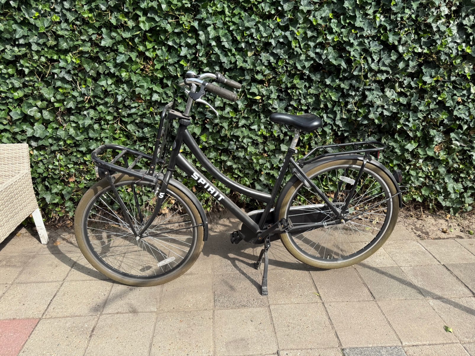 Dames fiets met bagagerek, Fietsen en Brommers, Ophalen, Gebruikt