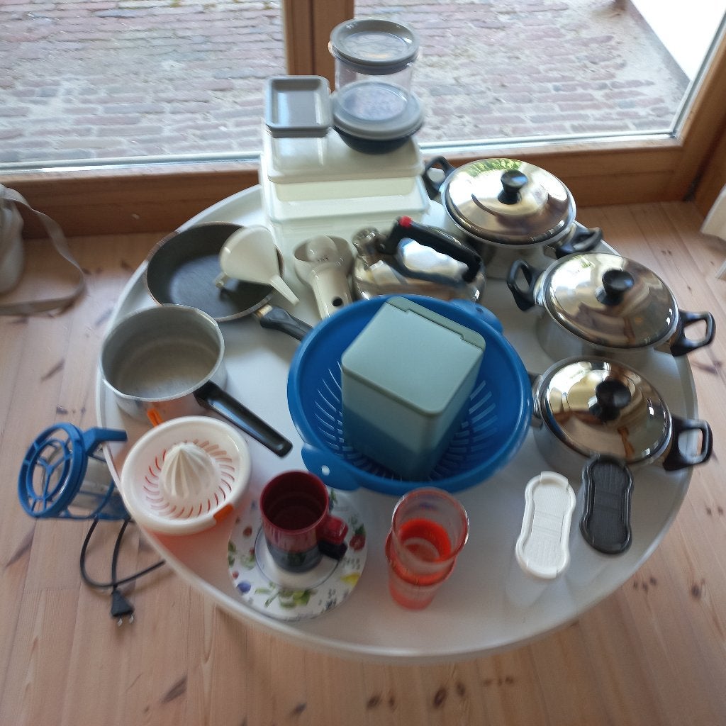 Diverse kampeerspullen, Verzenden, Gebruikt
