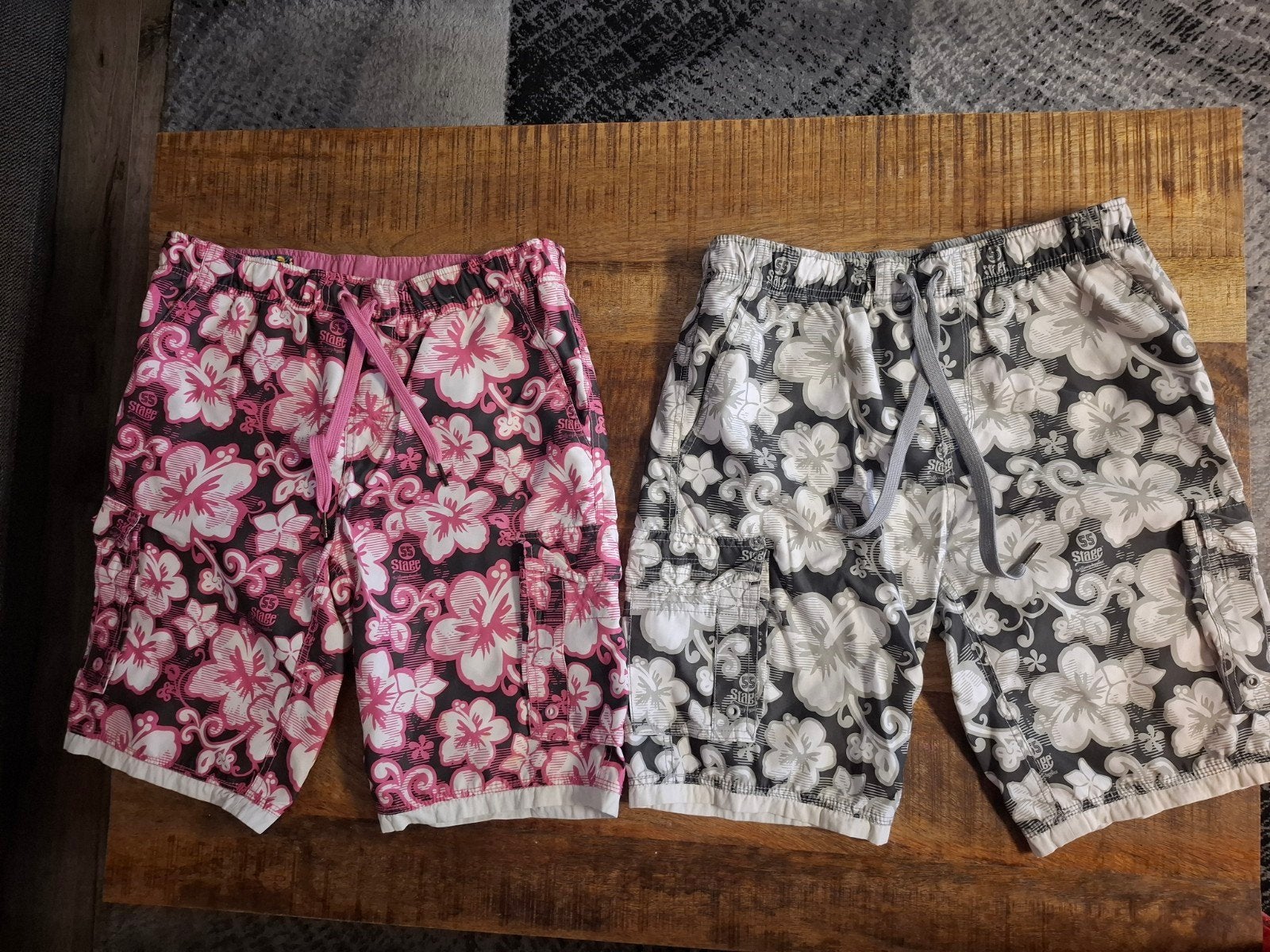 2x Heren zwemshorts van 55 stage. Maat M., Kleding | Heren, Ophalen of Verzenden, Zwart