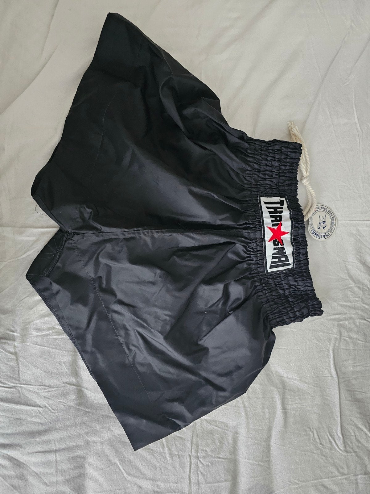 Nieuw Thaismai kickboksbroekje - Zwart - Maat XL, Ophalen, Overige, Maat XL, Nieuw