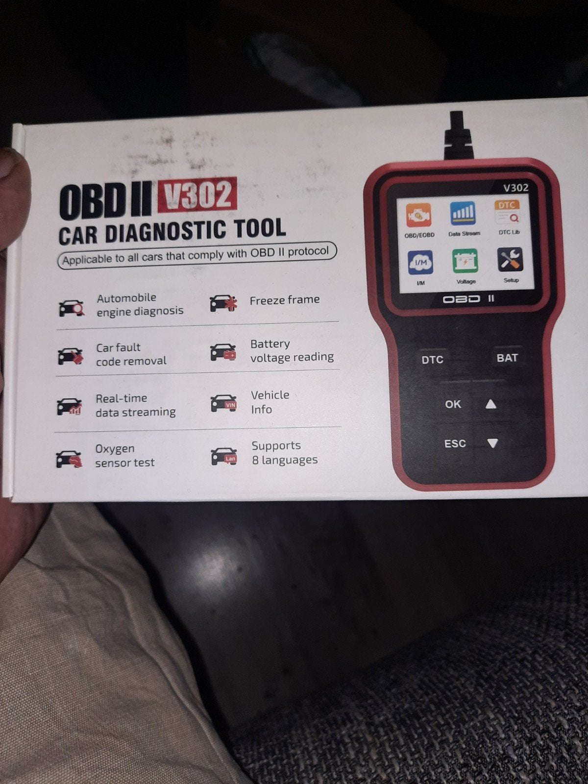 Obd2 V302 car diagnostic tool, Ophalen, Nieuw
