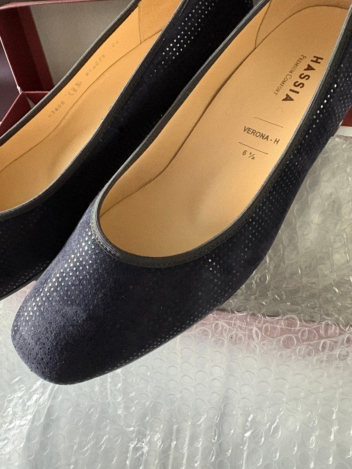 Hassia, mt 40.5, H, Pumps, Blauw, Ophalen of Verzenden, Zo goed als nieuw