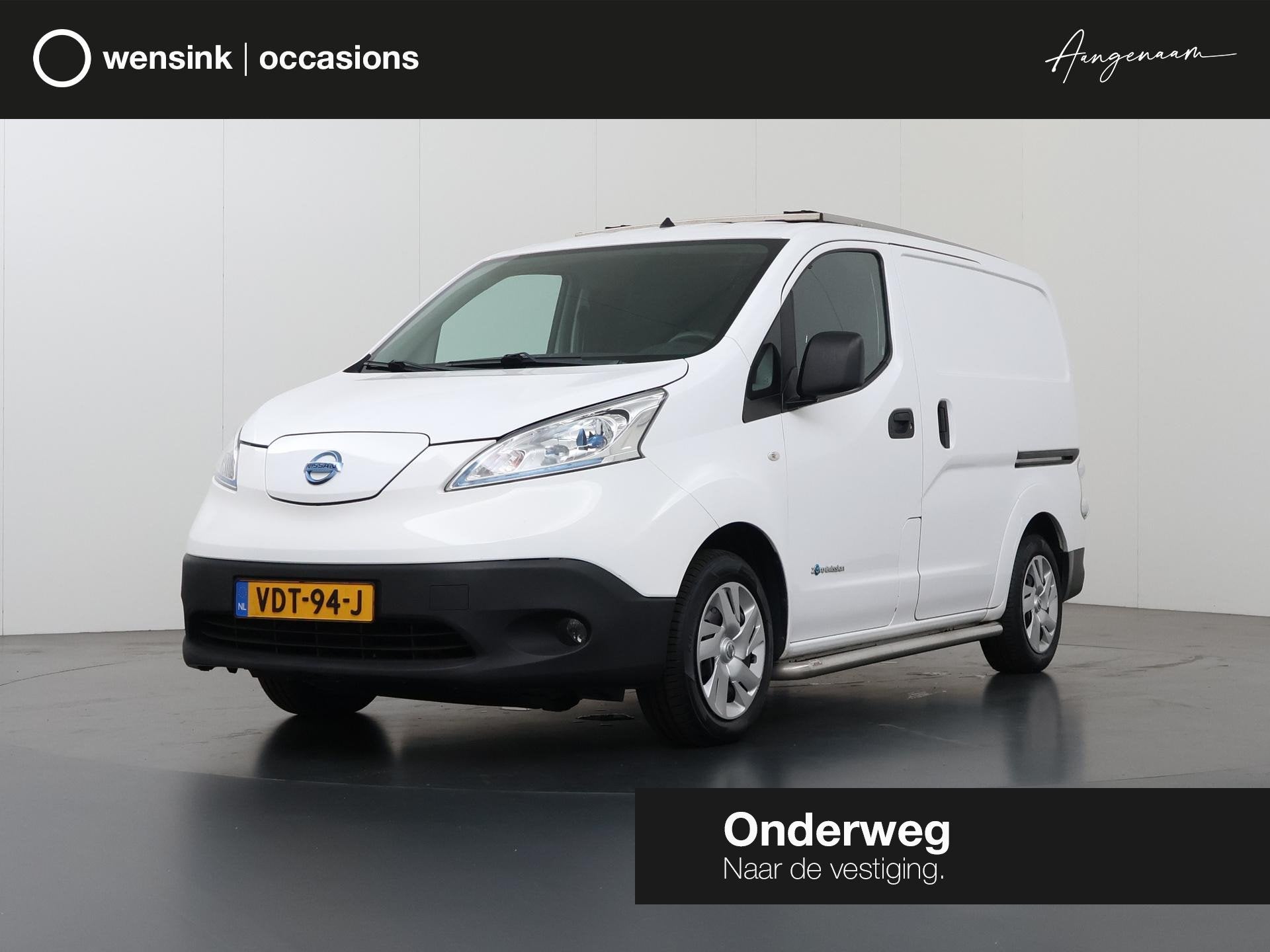 Nissan e-NV200 Optima 40 kWh | KOEL/VRIES | ZONNEPANEEL | DA, Auto's, Gebruikt, Zwart, Origineel Nederlands, Automatische klimaatregeling
