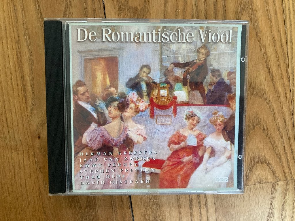 CD De Romantische Viool - Emmy Verhey Herman Krebbers, Ophalen of Verzenden, Barok, Zo goed als nieuw, Overige typen