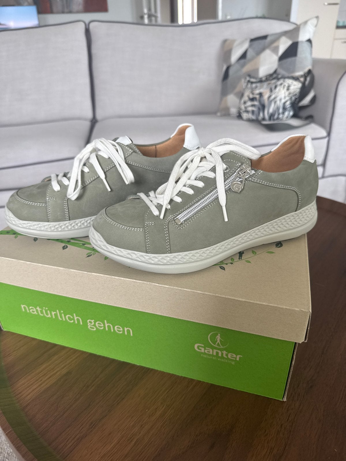 Ganter Sensitiv sneakers, maat 41.5 (4.5 K-L),nooit gedragen, Ophalen of Verzenden, Nieuw, Groen, Sneakers of Gympen