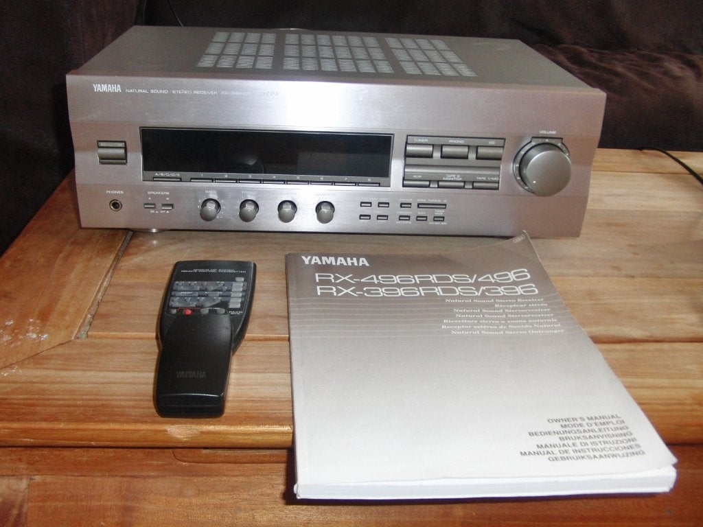 Yamaha RX-396RDS Stereo Receiver – Incl. AB & Handleiding, Gebruikt, Yamaha, Ophalen of Verzenden, 60 tot 120 watt