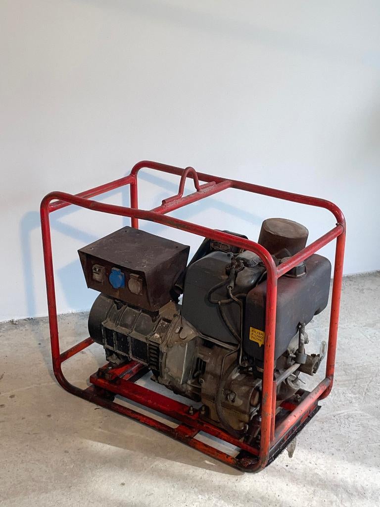 diesel stroomgroep lister petter 6kva ., Doe-het-zelf en Verbouw, Motoren, Ophalen of Verzenden, Gebruikt, Dieselmotor