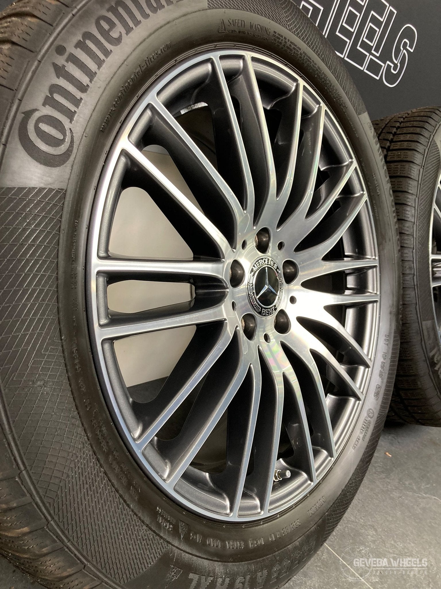 19” originele Mercedes GLC W254 velgen + winterbanden 5x112, Auto-onderdelen, Banden en Velgen, 19 inch, Gebruikt, -, -