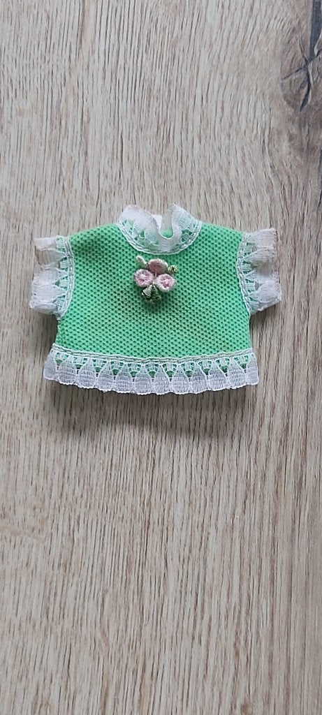Groen Blousje Famosa Voor Barriguitas Popje (jaren70/80)., Ophalen of Verzenden, Zo goed als nieuw, Kleertjes