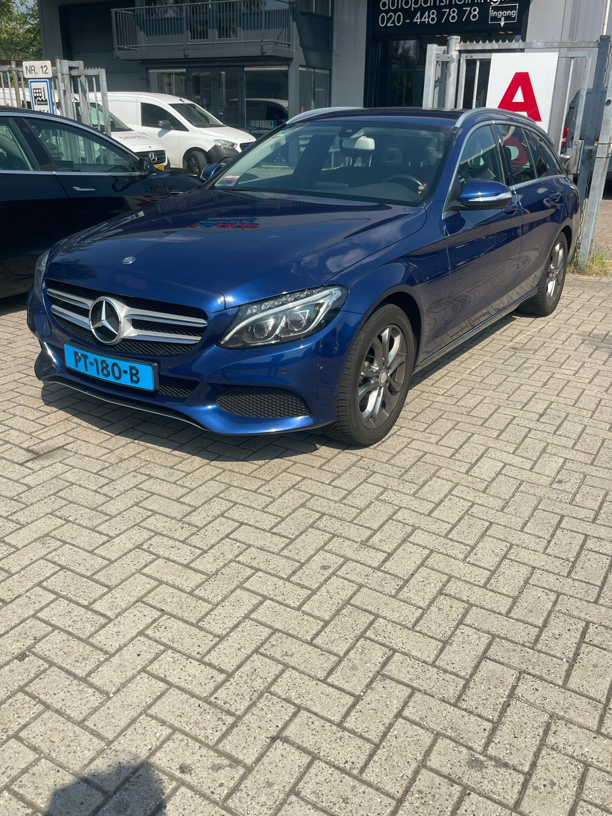Mercedes-Benz C-Klasse C180 CDI 1.6 85KW Estate AT7 2015, Auto's, Mercedes-Benz, Automaat, Achterwielaandrijving, Zwart, 4 cilinders