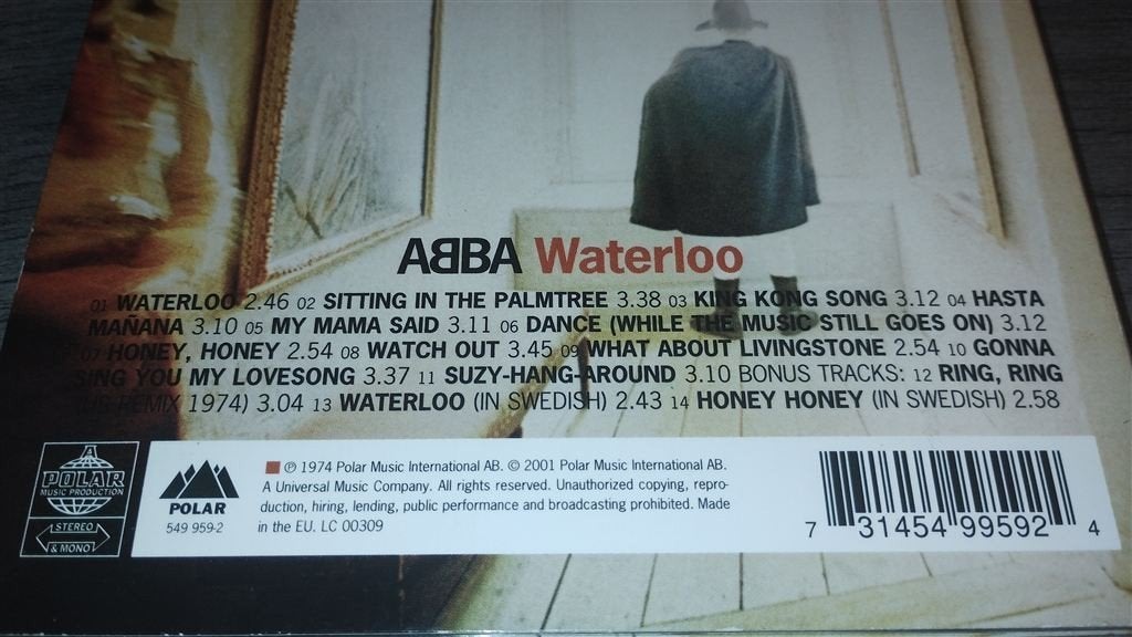 Abba - Waterloo [Digipack 2001], Cd's en Dvd's, Cd's | Pop, Ophalen of Verzenden, Zo goed als nieuw