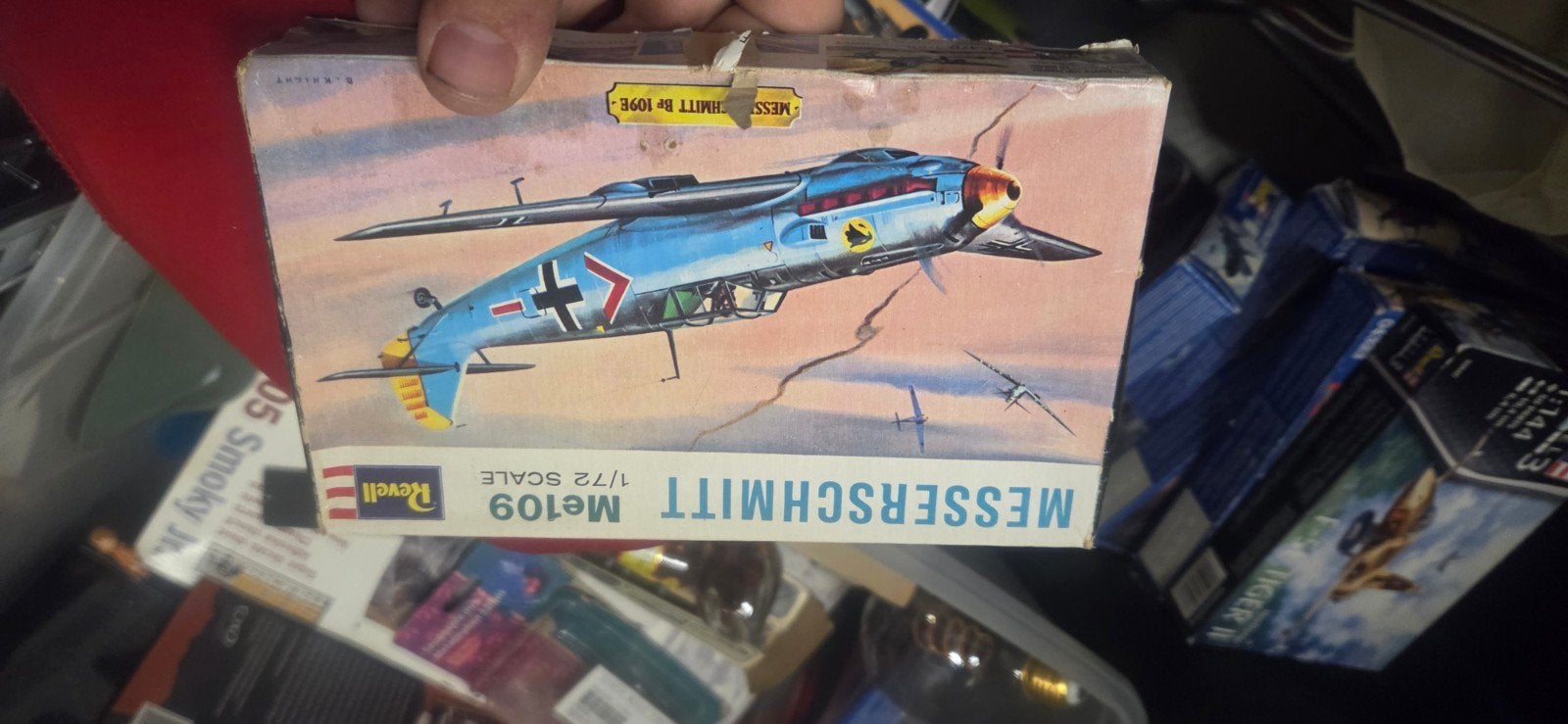 Revell Messerschmitt Me109 1/72 Schaal Modelbouw, 1:72 tot 1:144, Revell, Ophalen of Verzenden, Zo goed als nieuw