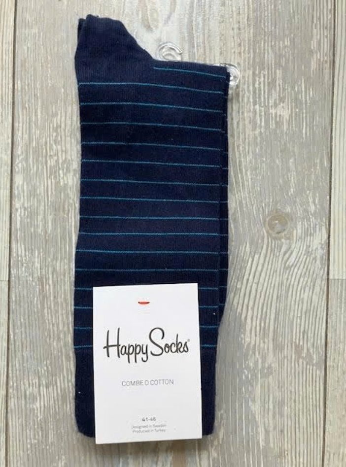 Happy Socks maat 41/46 navy, Kleding | Heren, Sokken en Kousen, Blauw, Nieuw, Overige maten, Ophalen of Verzenden