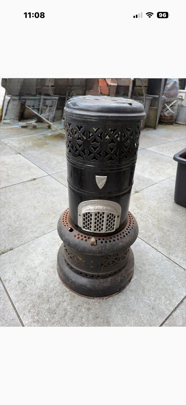 Vintage Valor 525-T Petroleum Kachel - in Doos, Ophalen