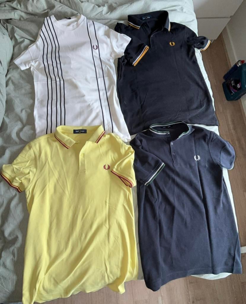 Fred Perry polo/t-shirt maat S, Ophalen of Verzenden, Zo goed als nieuw