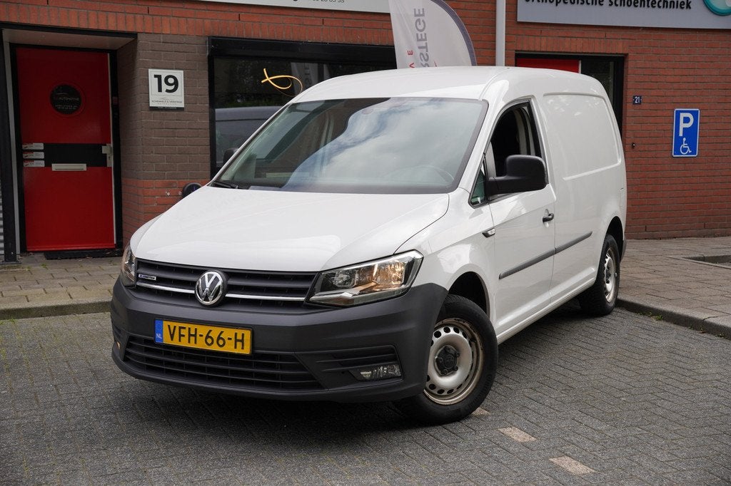 Volkswagen Caddy 1.4 TGI L2H1 EcoFuel Maxi / BTW / CNG / Air, Auto's, Bestelauto's, Voorwielaandrijving, Gebruikt, Euro 6, 4 cilinders