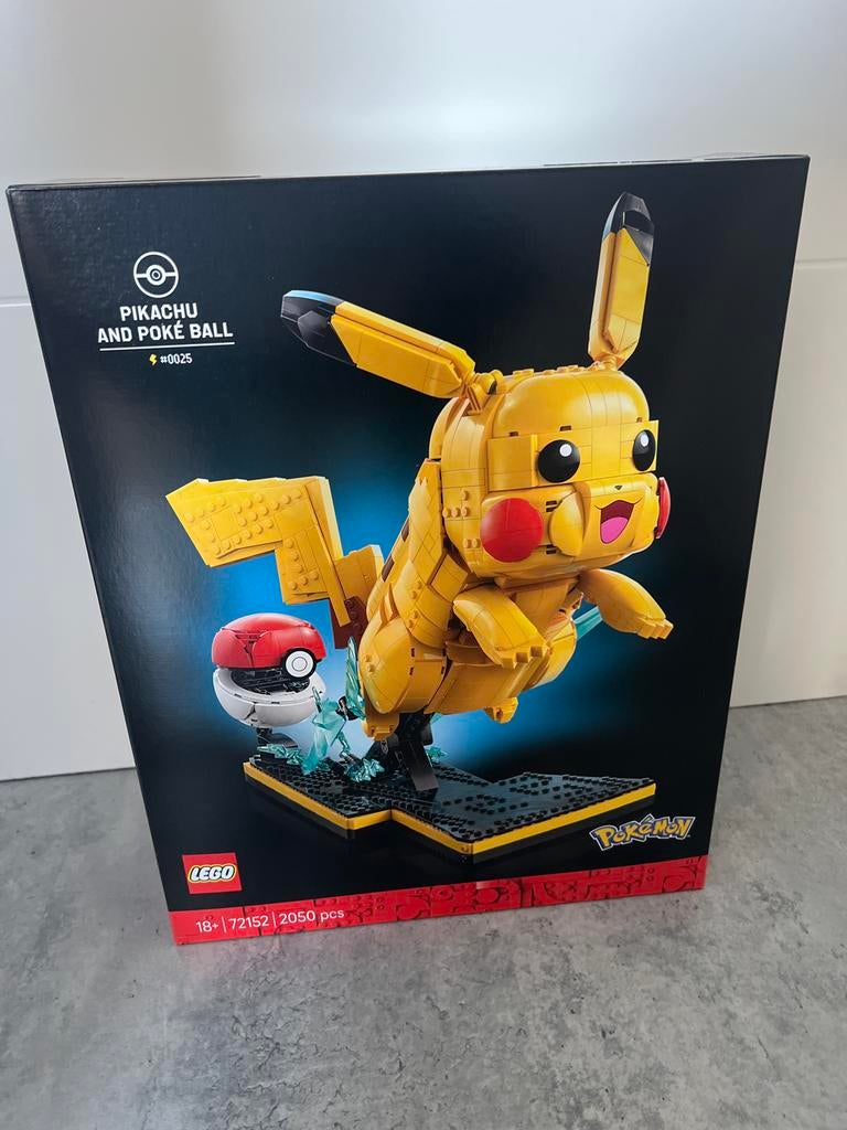 LEGO Pikachu en Pokébal #0025 - Nieuw in doos, Ophalen, Nieuw, Complete set, Lego