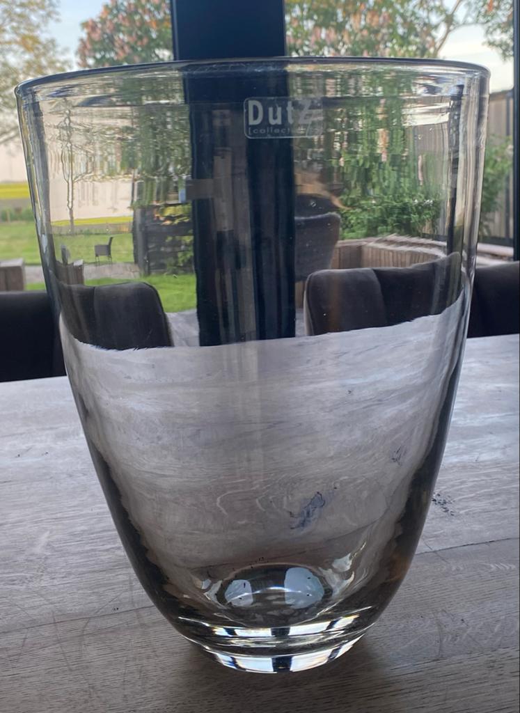 Prachtige Dutz vaas - Mondgeblazen glas, Ophalen