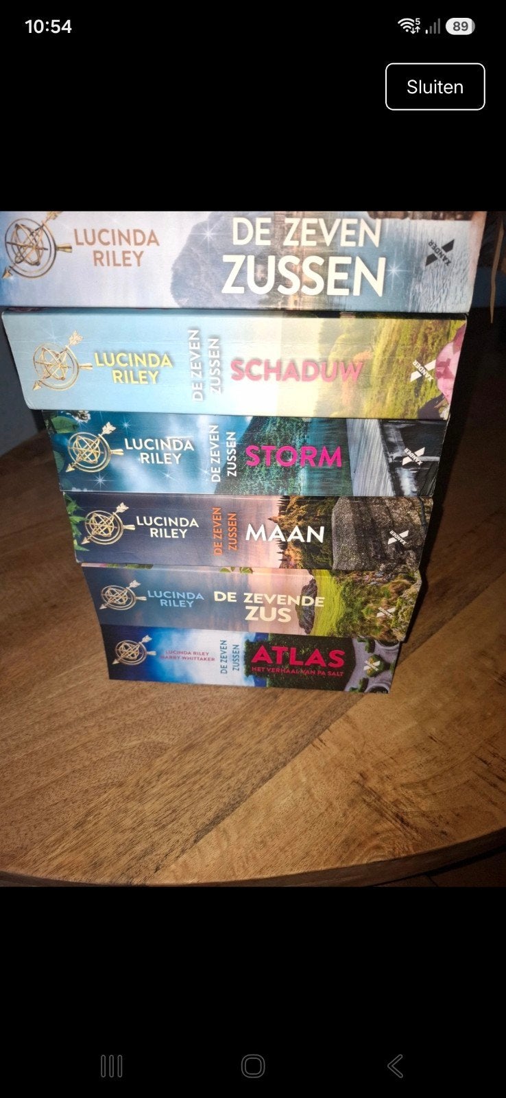 De Zeven Zussen serie - Lucinda Riley (6 boeken), Ophalen of Verzenden, Zo goed als nieuw, Lucinda Riley, Nederland