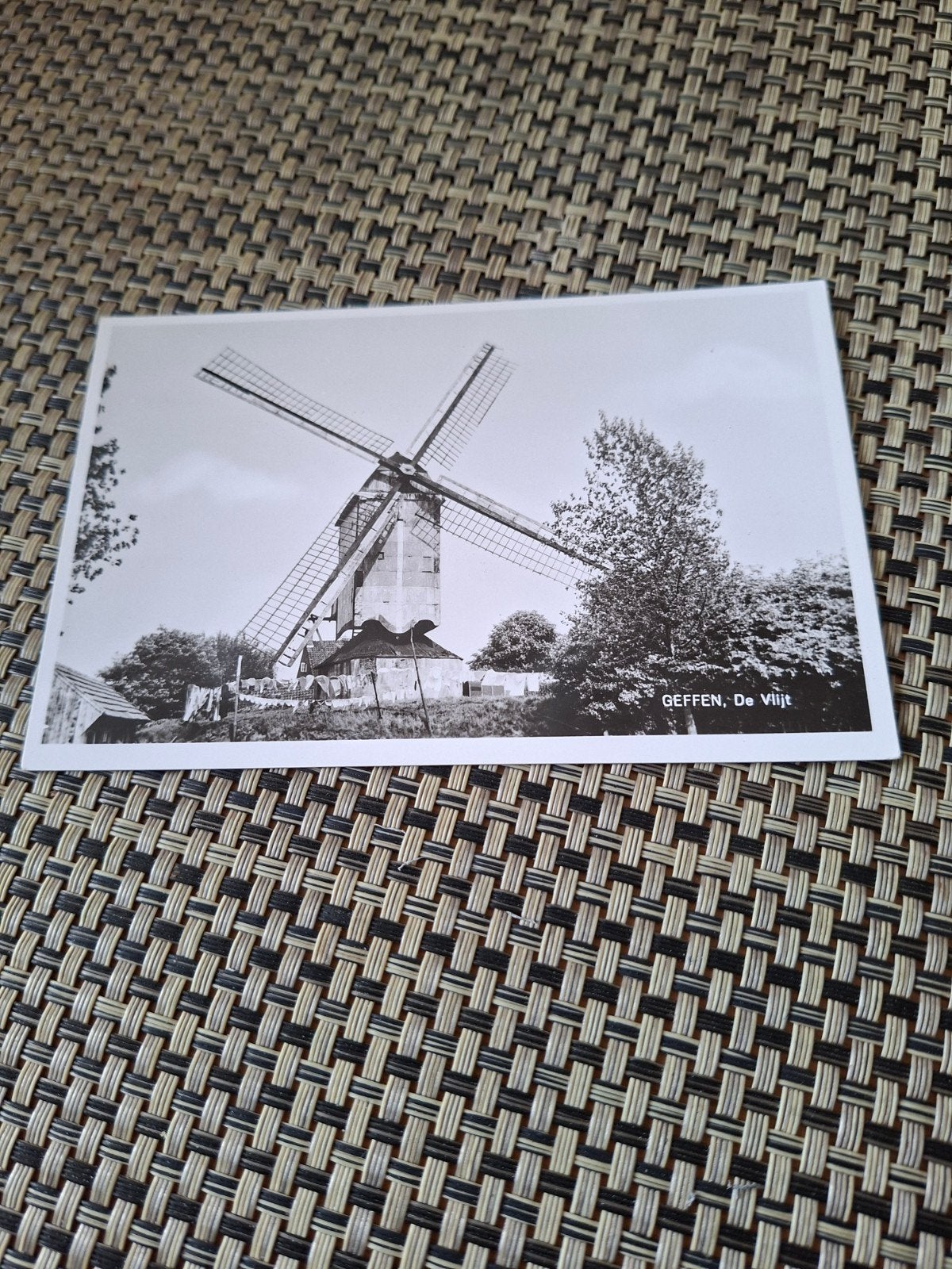 Geffen, De Vlijt - Molen, Ophalen of Verzenden, 1940 tot 1960, Ongelopen, Noord-Brabant