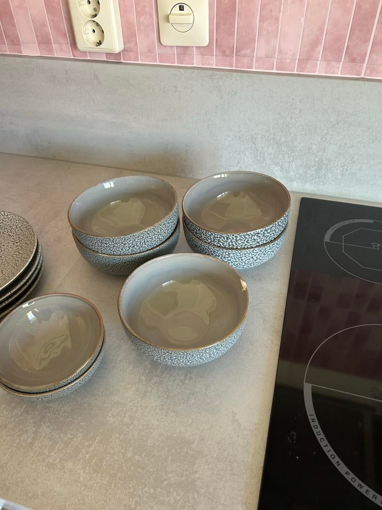 5 Herman den Blijker yoghurt schaaltjes, Keramiek, Ophalen of Verzenden, Zo goed als nieuw, Kom(men)