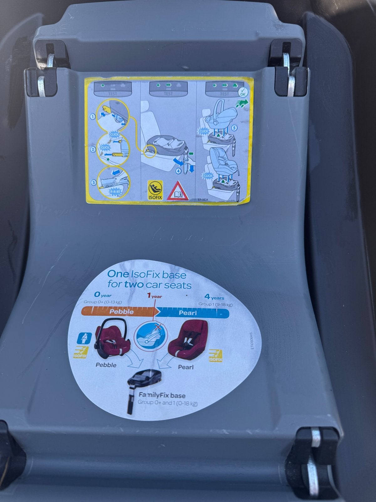 Maxi-Cosi FamilyFix Isofix base voor autostoeltjes, Kinderen en Baby's, Autostoeltjes, Ophalen, Gebruikt, 0 t/m 18 kg, Isofix