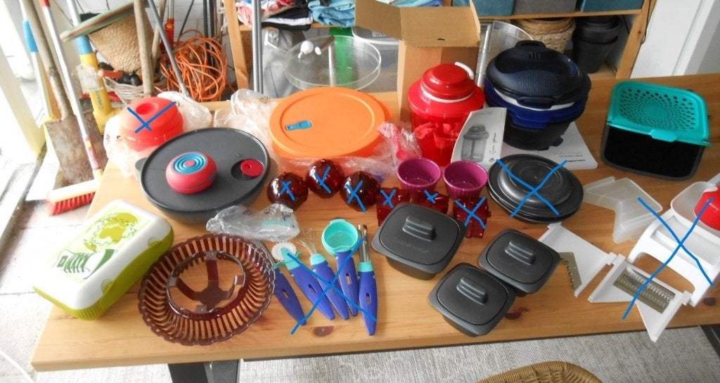 Diverse tupperware. Zie foto's en omschrijving, Ophalen of Verzenden, Zo goed als nieuw, Overige kleuren, Overige typen